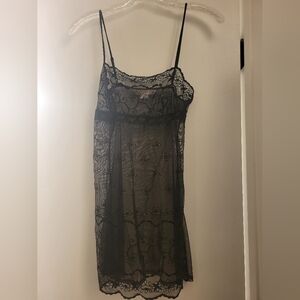 Victoria's Secret straight neck mini slip dress